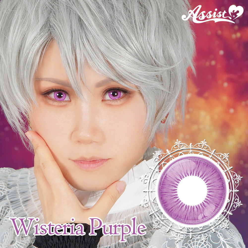 Assist Shutella 1Day 日拋COSPLAY隱形眼鏡 (1盒6片) Wisteria Purple