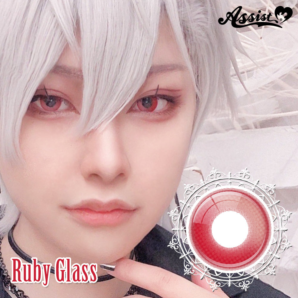 Lishade 1Day 日拋Cosplay隱形眼鏡 Ruby Glass (1盒6片)