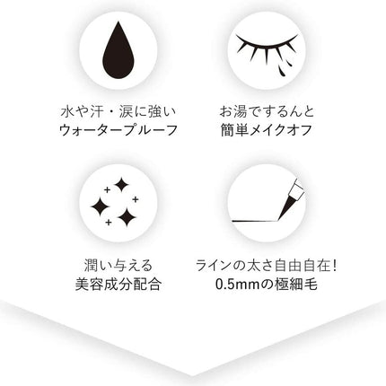 0.5mm極細アイライナー PICOMONTE
