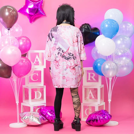 LOVE GIRL Tシャツ 地雷系 病みかわいい ダーク パンク 原宿系