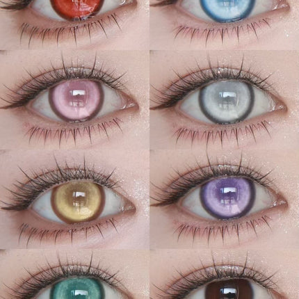 Recolook 半年拋 Koi 紗網款 14.5mm 金色 Cosplay美瞳