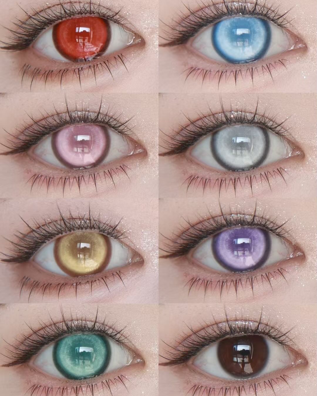 Recolook 半年拋 Koi 紗網款 14.5mm 金色 Cosplay美瞳