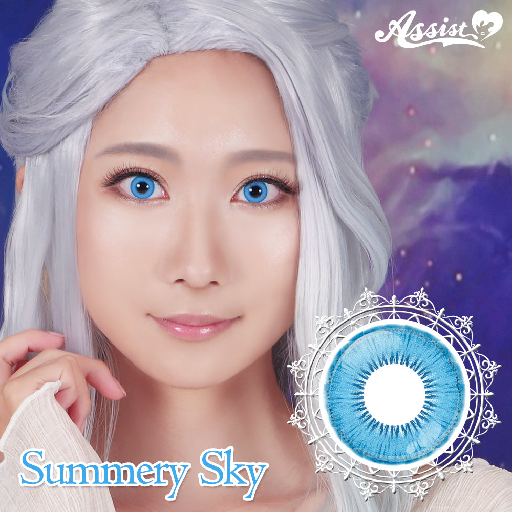 Assist Shutella 1Day 日拋COSPLAY隱形眼鏡 (1盒6片)  Summary Sky