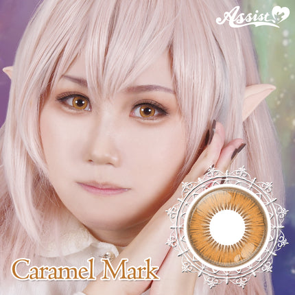 Assist Shutella 1Day 日拋COSPLAY隱形眼鏡 (1盒6片)  Caramel Mark