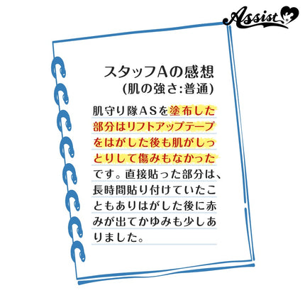 肌膚守護隊 (預防膠紙傷害) 補濕乳液 日本Assist Cosplay用品