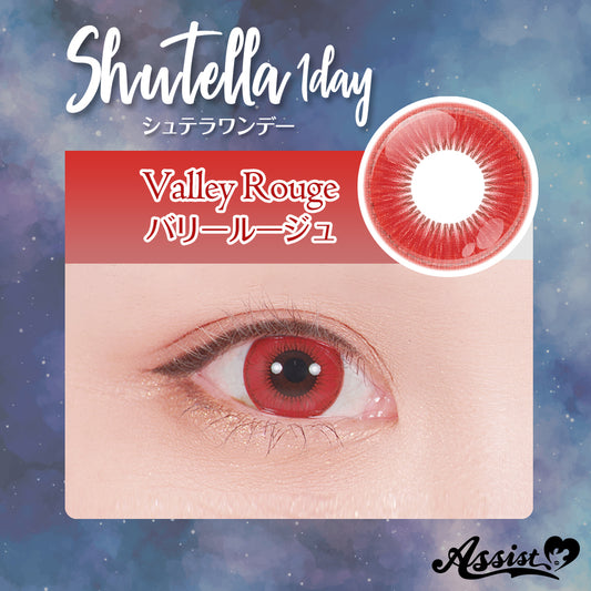 Assist Shutella 1Day 日拋COSPLAY隱形眼鏡 (1盒6片) Valley Rouge