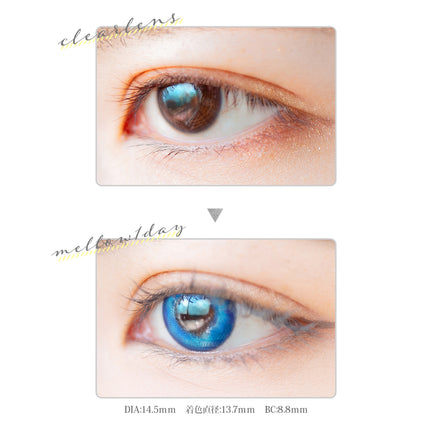 Etia Mellow Ocean 1Day 14.5mm 日本Cosplay隱形眼鏡 (10片裝)