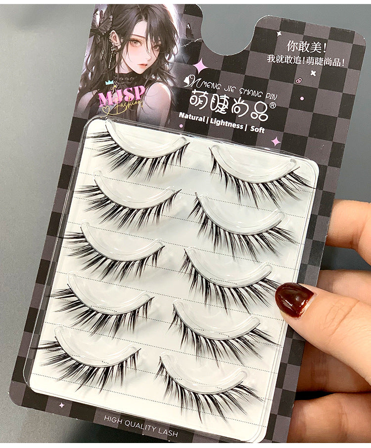 Fox Eye False Eyelashes 5 Pairs