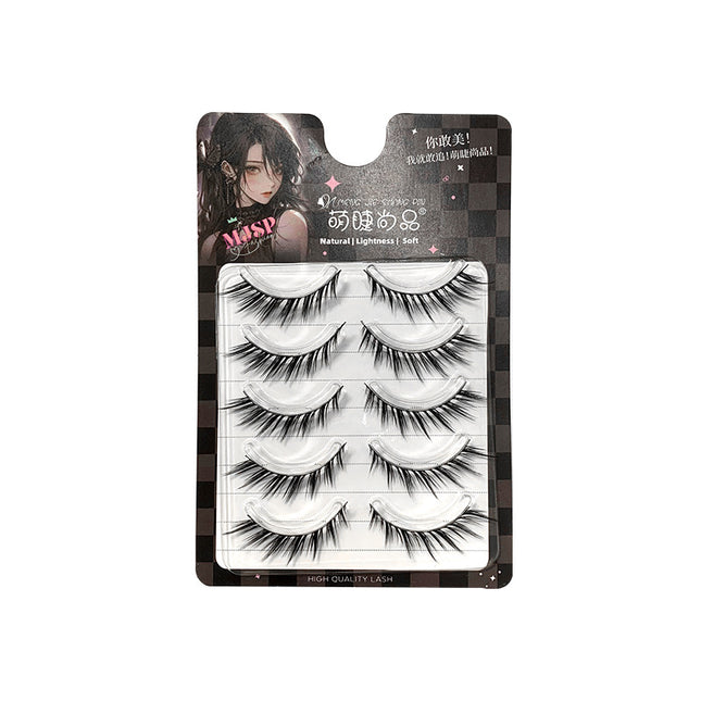 Fox Eye False Eyelashes 5 Pairs