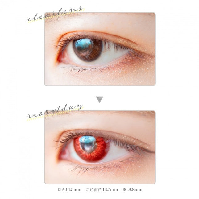 Etia Reorv 1Day Red Beryl Daily Disposable Contact Lenses (10 lenses)