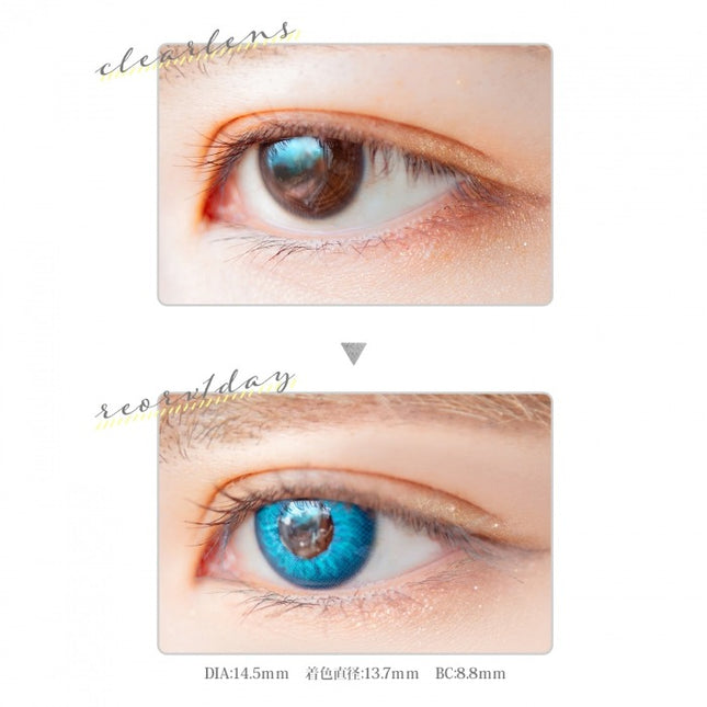 Etia Reorv 1Day Blue Zircon Daily Disposable Contact Lenses (10 lenses)