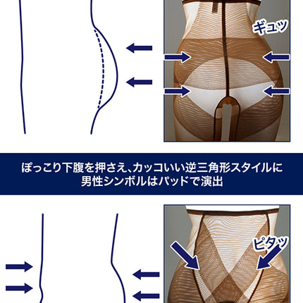 日本CLASSE 男裝神器 形體束褲 (S/M/L/XL/XXL)