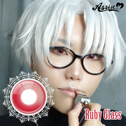 Lishade 1Day 日拋Cosplay隱形眼鏡 Ruby Glass (1盒6片)
