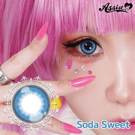 (1對)15.0mm Puppilla Sweet 1Day Soda Sweet 日本Cosplay 日拋隱形眼鏡