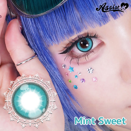 15.0mm Puppilla Sweet 1Day Mint Sweet 日本Cosplay 日拋隱形眼鏡