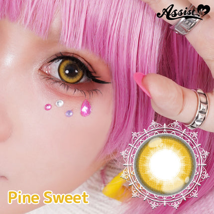 15.0mm Puppilla Sweet 1Day Pineapple Sweet 日本Cosplay 日拋隱形眼鏡