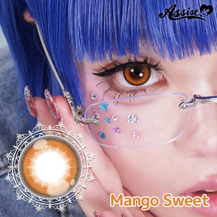 15.0mm Puppilla Sweet 1Day Mango Sweet 日本Cosplay 日拋隱形眼鏡