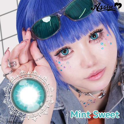 15.0mm Puppilla Sweet 1Day Mint Sweet 日本Cosplay 日拋隱形眼鏡