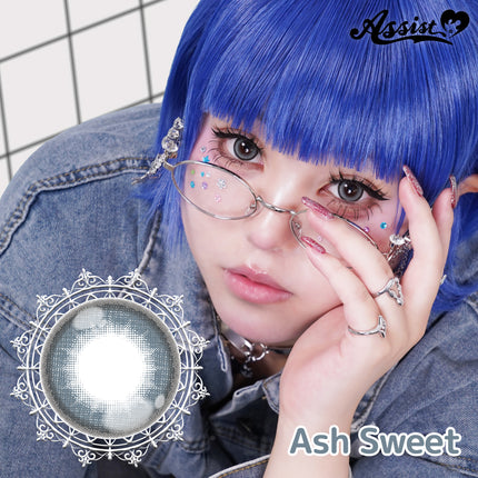 (1對)15.0mm Puppilla Sweet 1Day Ash Sweet 日本Cosplay 日拋隱形眼鏡